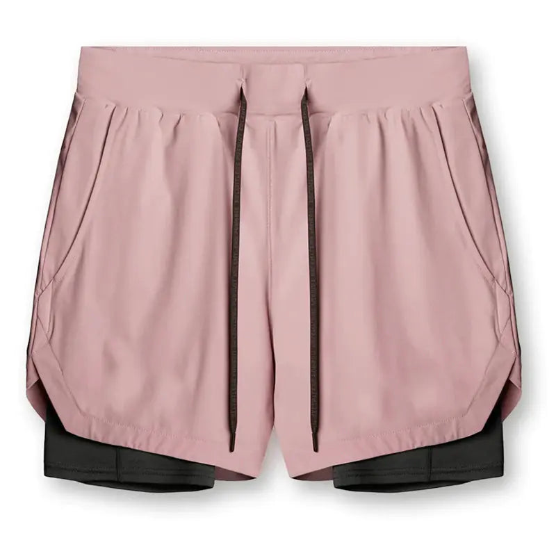 Men's Summer Quick-Dry Dual-Layer Running Shorts