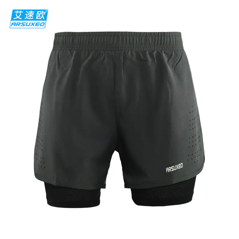 Men's Quick-Dry Running Shorts with Pockets for Summer