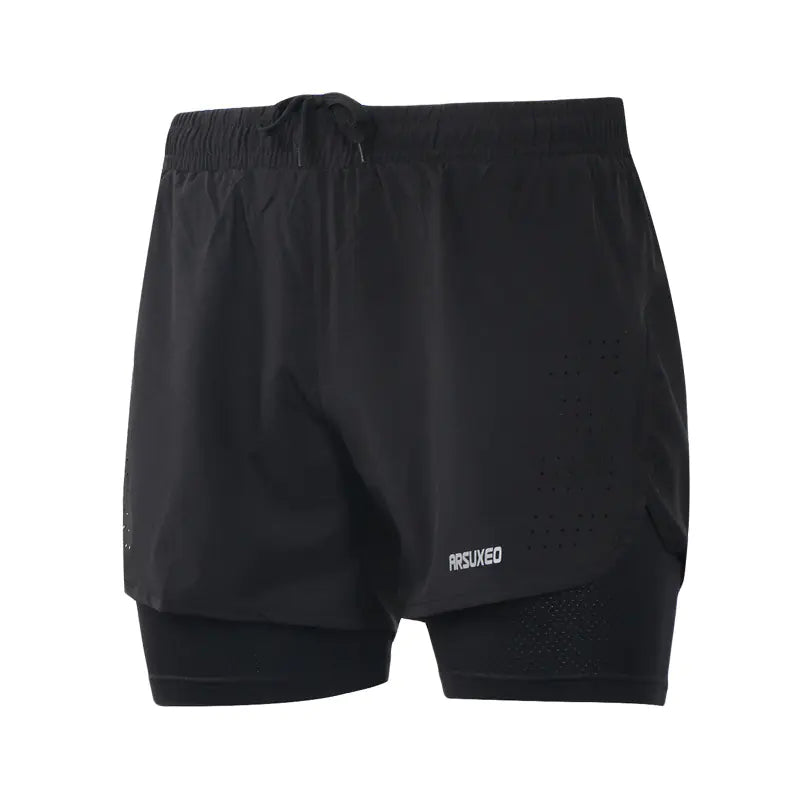 Men's Quick-Dry Running Shorts with Pockets for Summer