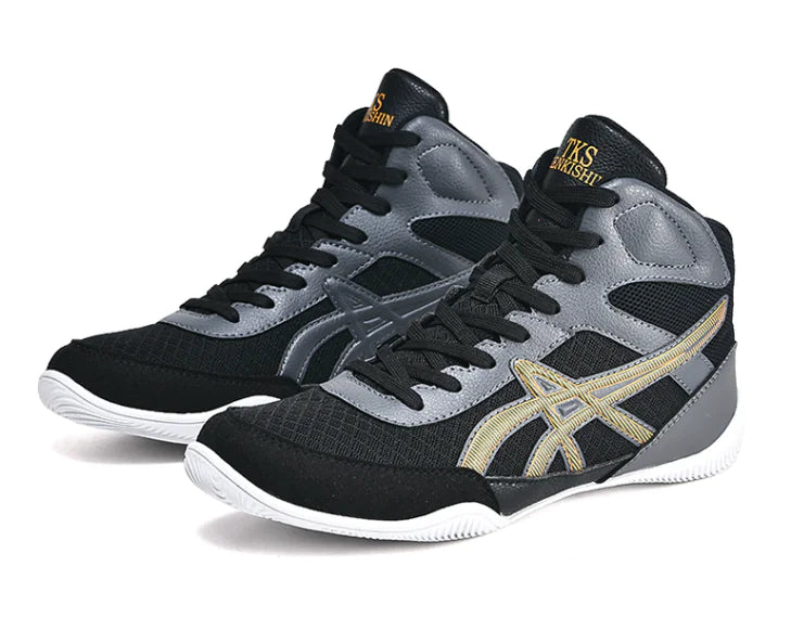 Men's Professional Wrestling and Boxing Training Shoes
